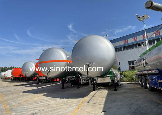 3Axle Tank Fuel Semi-Trailer 30CBM-60CBM Υδροφόρος Τανκ Τανκ