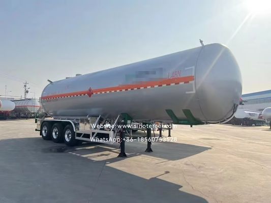 30CBM -60CBM Semi-Tanker Trailer Πεντανίου Semi-Trailer 3 άξονες / 4 άξονες