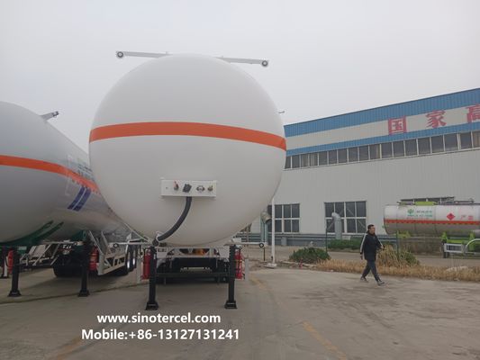 30CBM -60CBM Semi-Tanker Trailer Πεντάνιο Semi-Trailer 3 άξονες