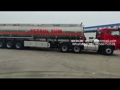 40CBM πετρελαϊκό δεξαμενόπλοιο Semi-Tanker Trailer 3 άξονες 7 διαμερίσματα
