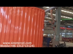 Κίτρινο Κλειστό Ημιρυμουλκούμενο με Δύο Πλαϊνές Πόρτες Πίσω Διπλή Πόρτα 30-50 Τόνων